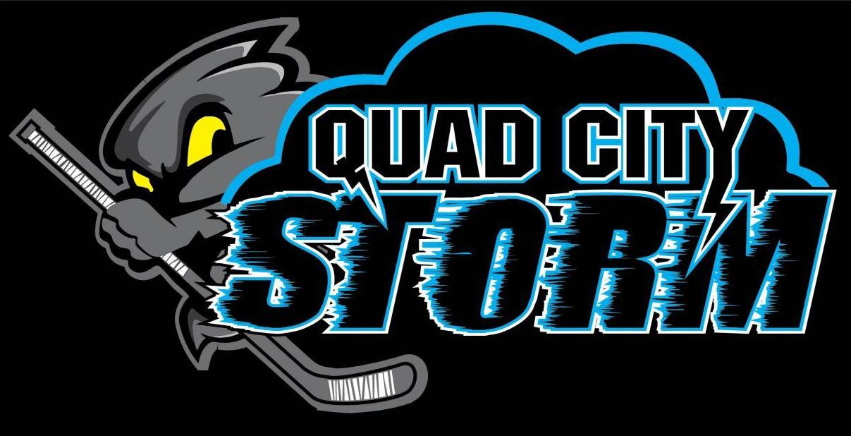 Quad City Storm logo on black
